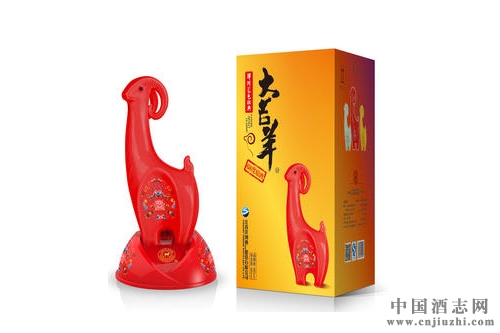洋河“大吉羊”生肖紀念酒成白酒收藏“領頭羊”